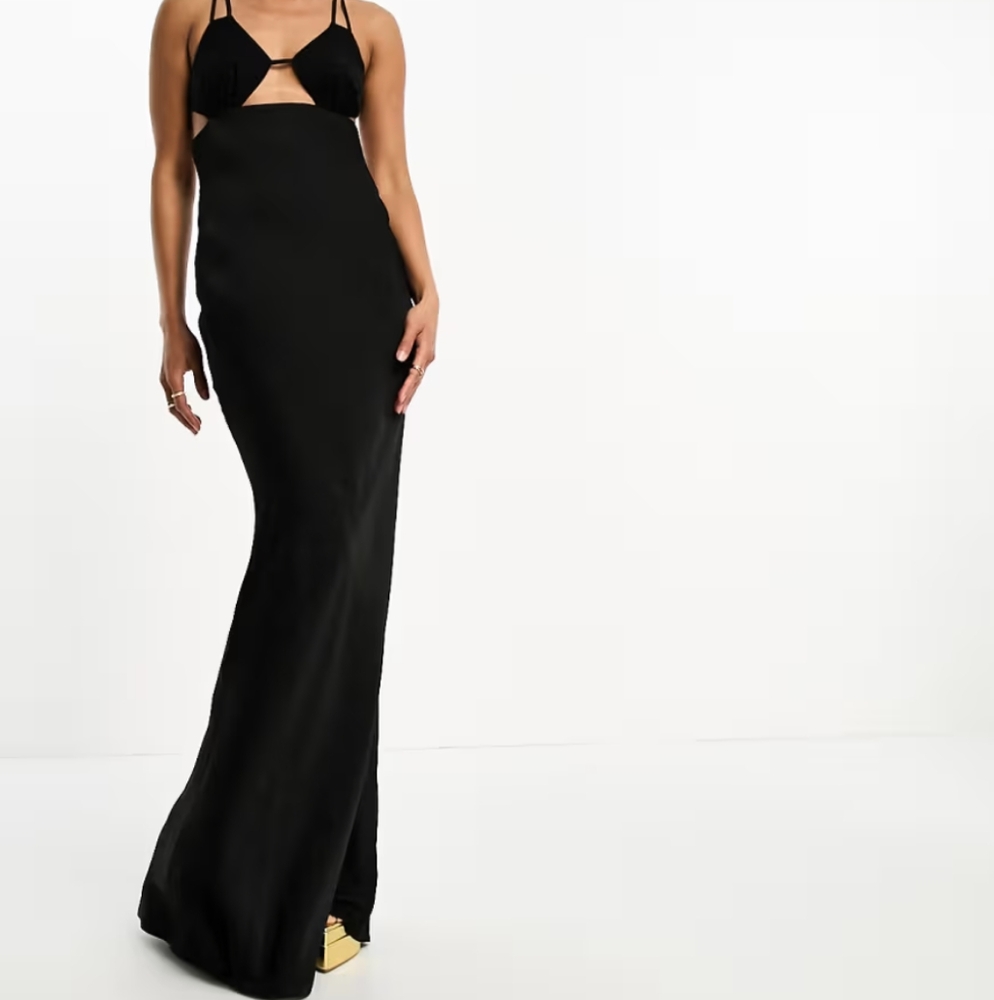 Asos design cutout maxi dress